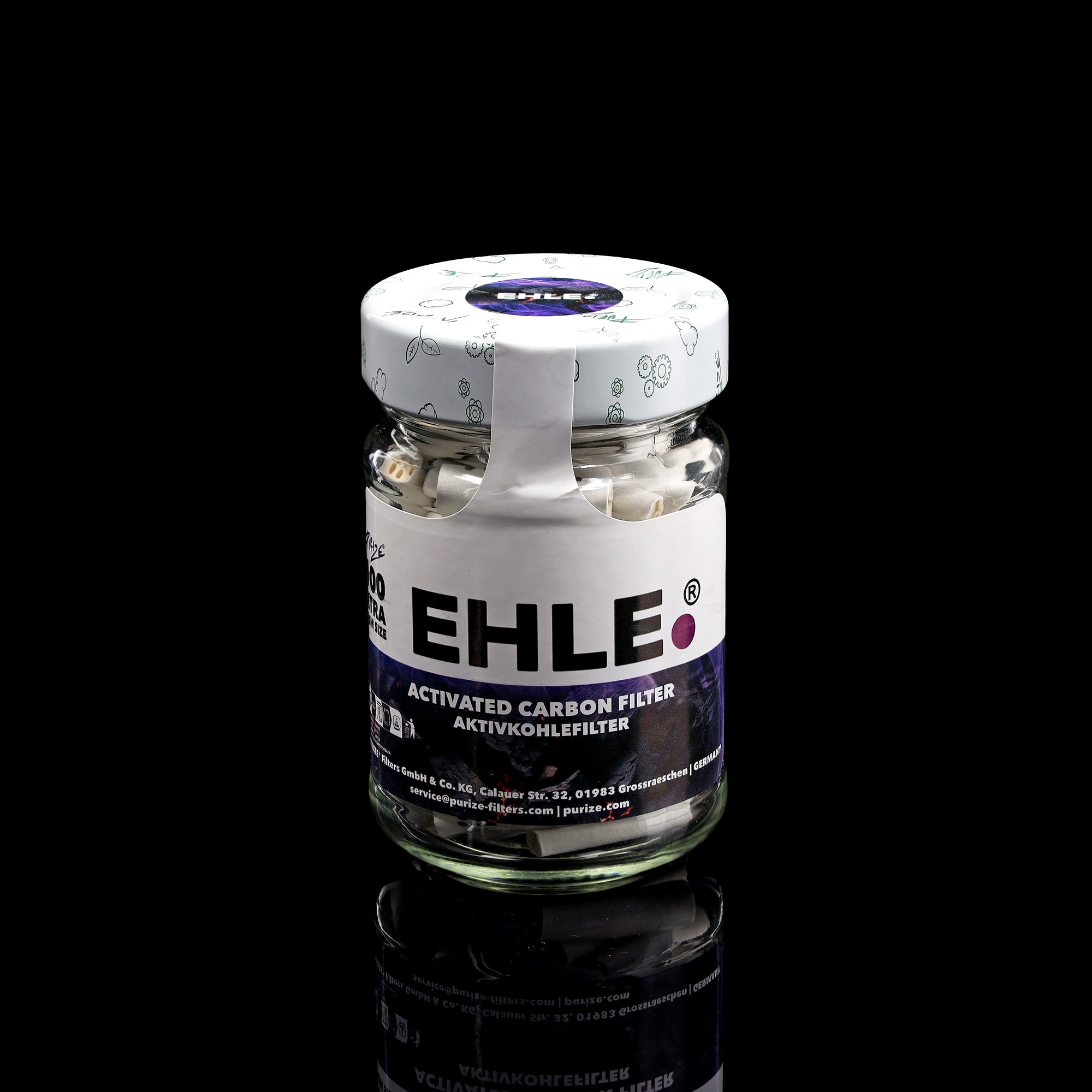 EHLE. x Purize Aktivkohlefilter Glas (100 St.)