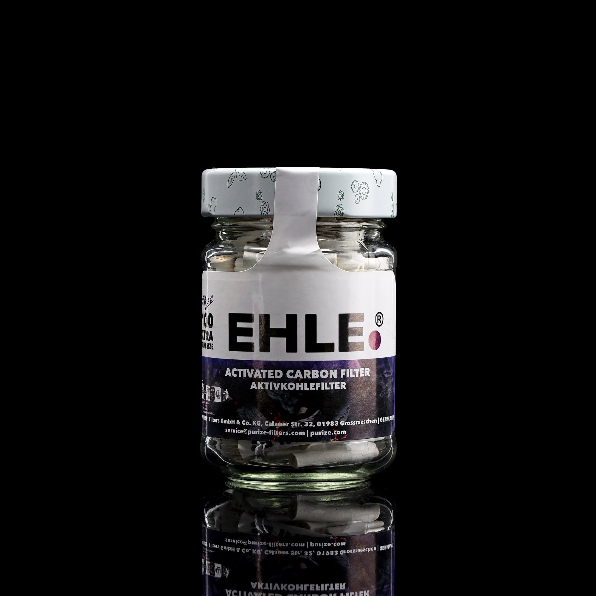 EHLE. x Purize Aktivkohlefilter Glas (100 St.)