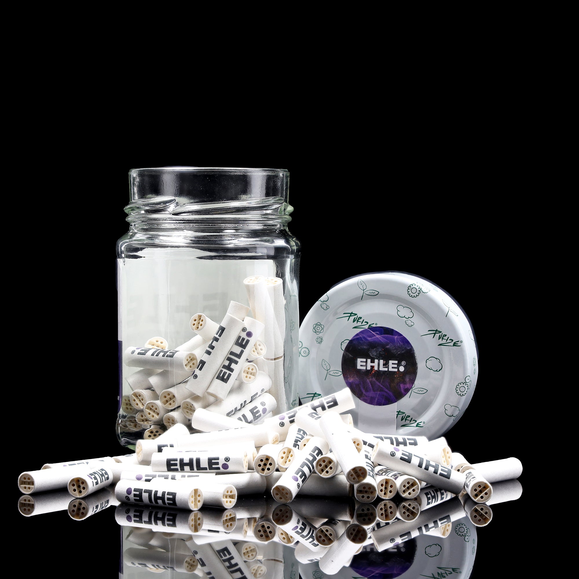 EHLE. x Purize Aktivkohlefilter Glas (100 St.)