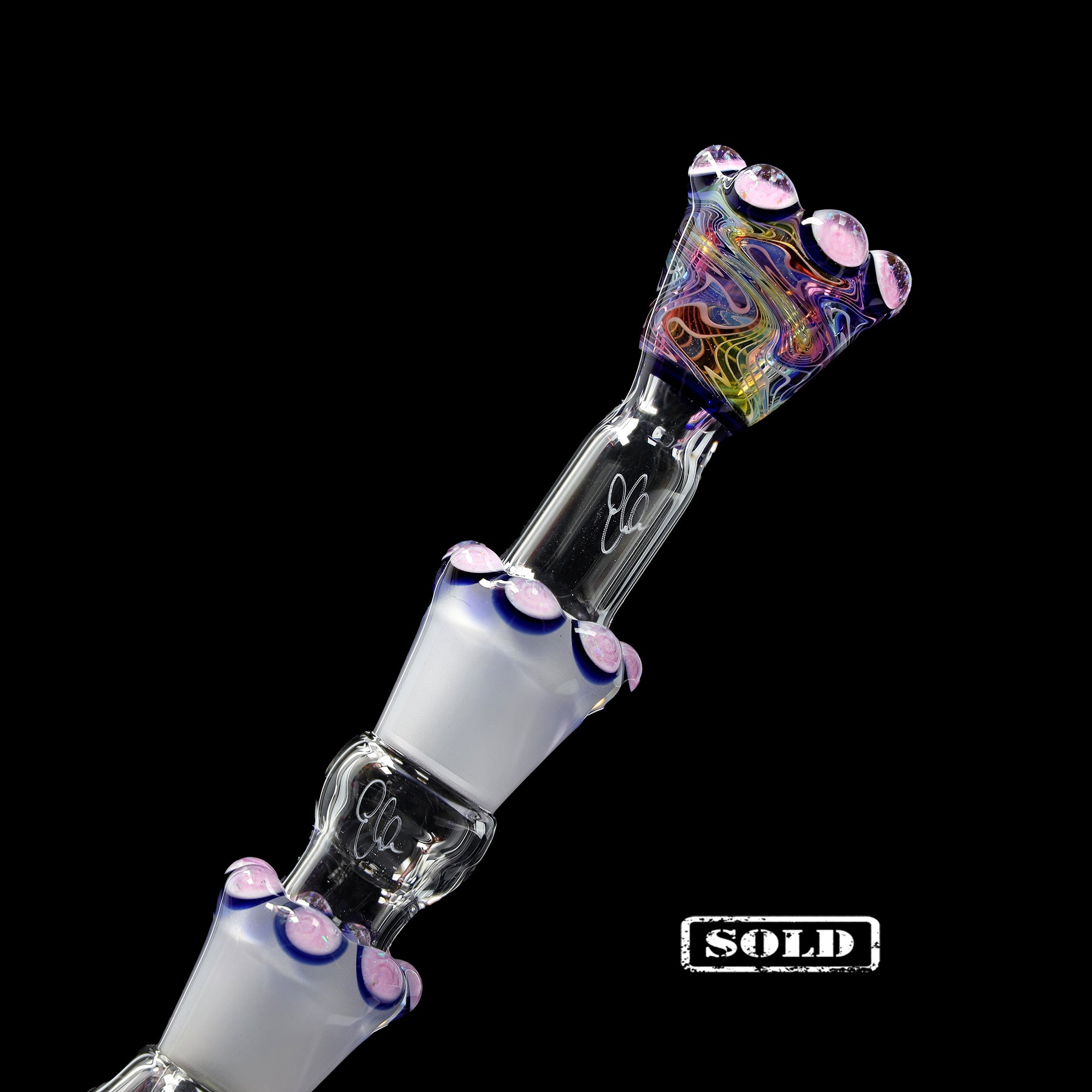 Collab Bong EHLE x mah "Crushed Opal"