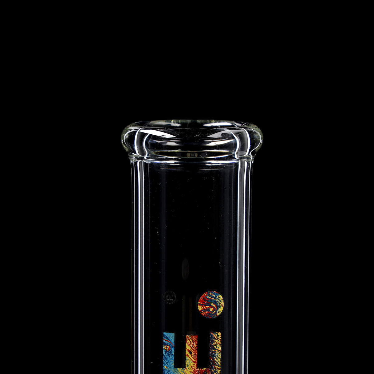 Rundfuss-Bong 5mm - 37cm (NS 14)