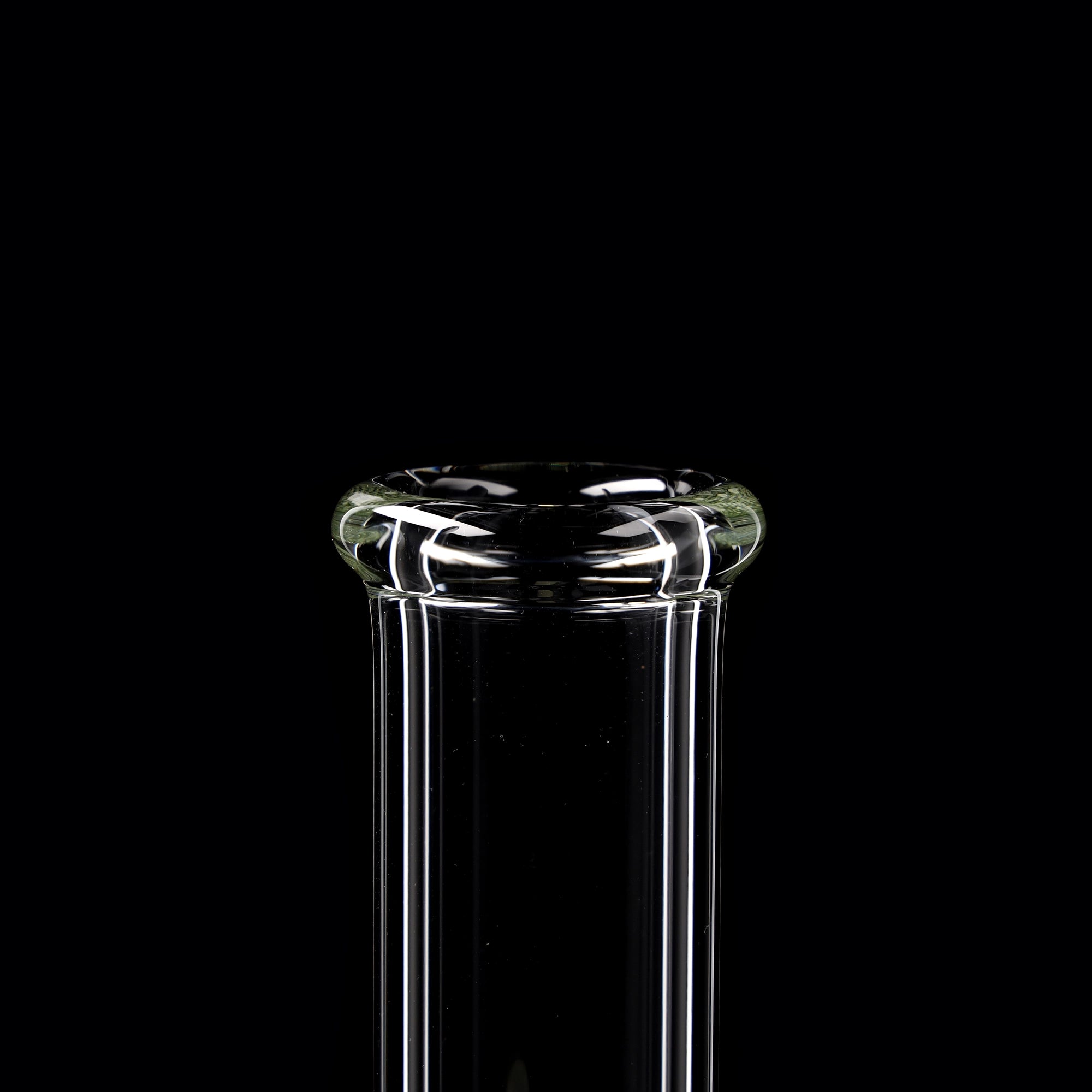 Rundfuss-Bong 7mm mit Eis - 45cm - NS 18.8