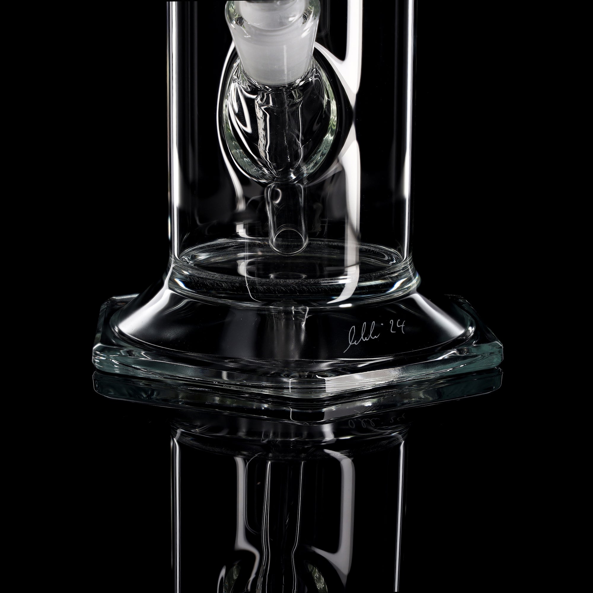 Zylinderbong 2000 ml NS 18,8 mit Eiskerben