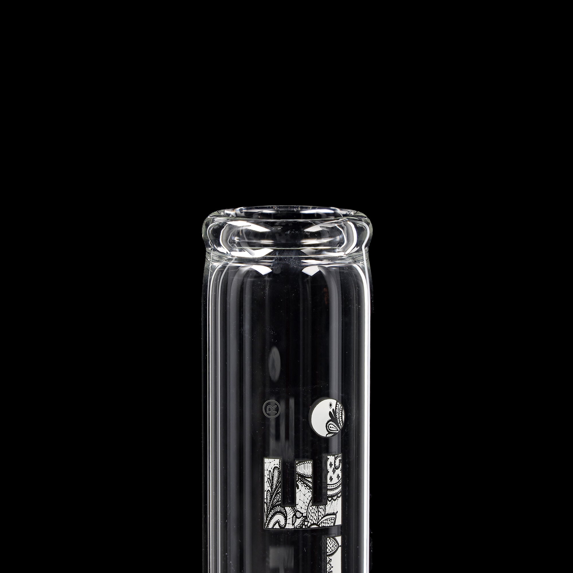 Cylinder Bong 500 ml with Ice Notches (SG 18)