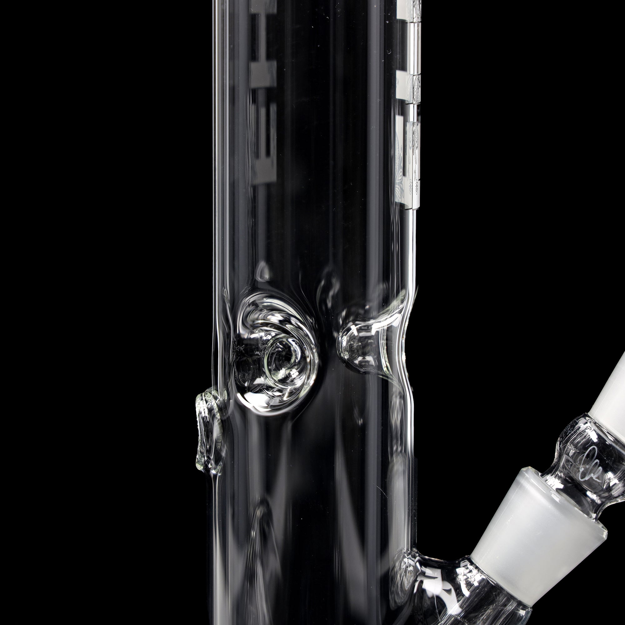 Zylinderbong 500 ml mit Eiskerben (NS 18)