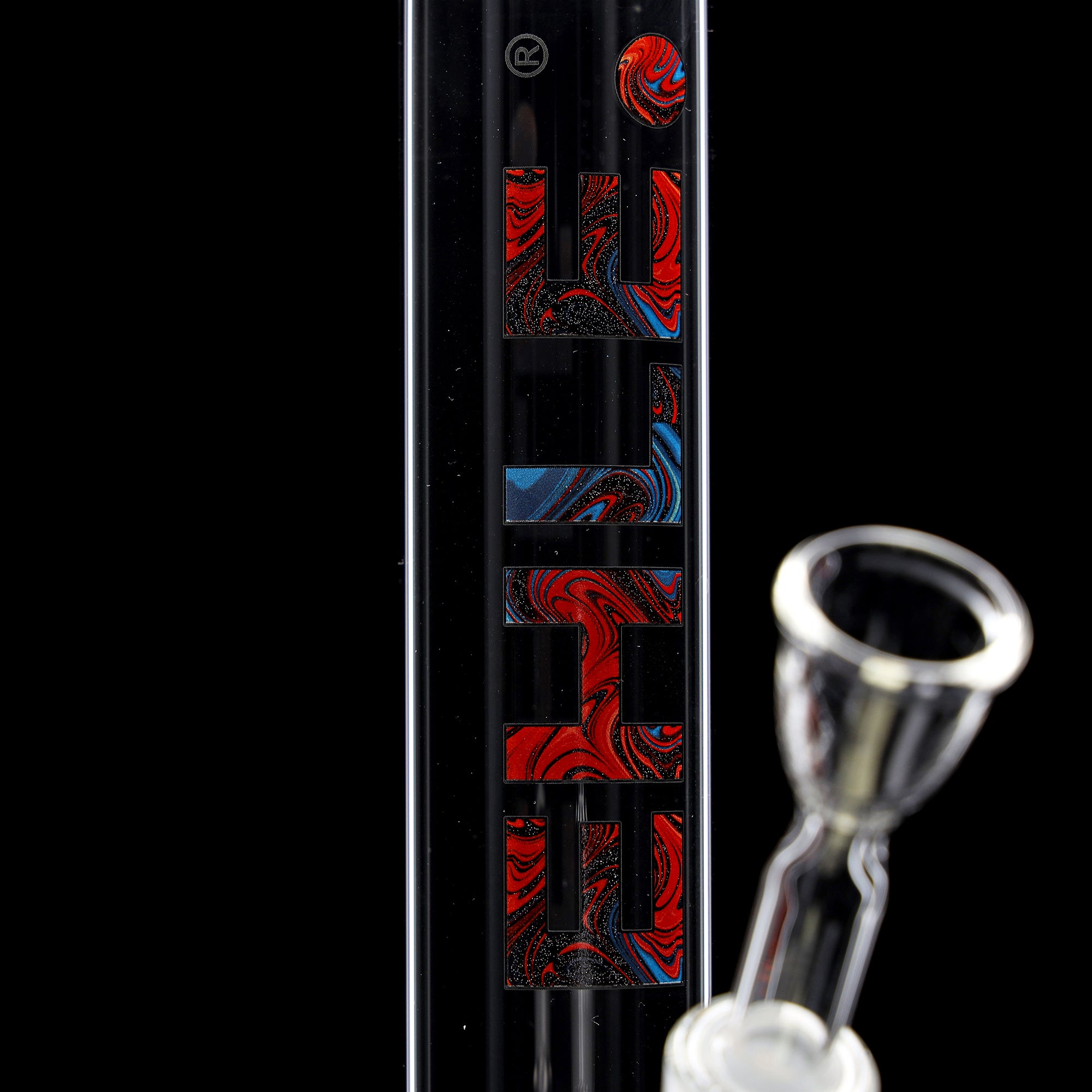 Zylinderbong 250 ml mit Eiskerben - Kugel (NS 14)
