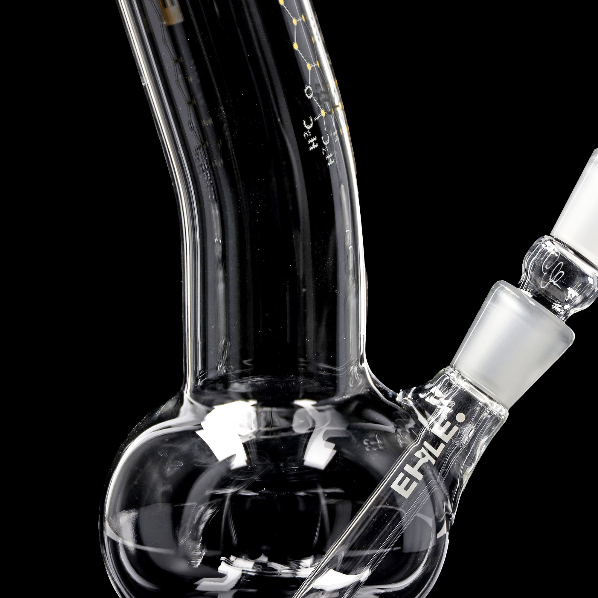 Zylinderbong 250 ml mit Bauch - gebogen (NS18)