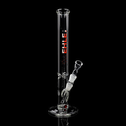 Rundfuss-Bong 7mm mit Eis - 45cm - NS 18.8