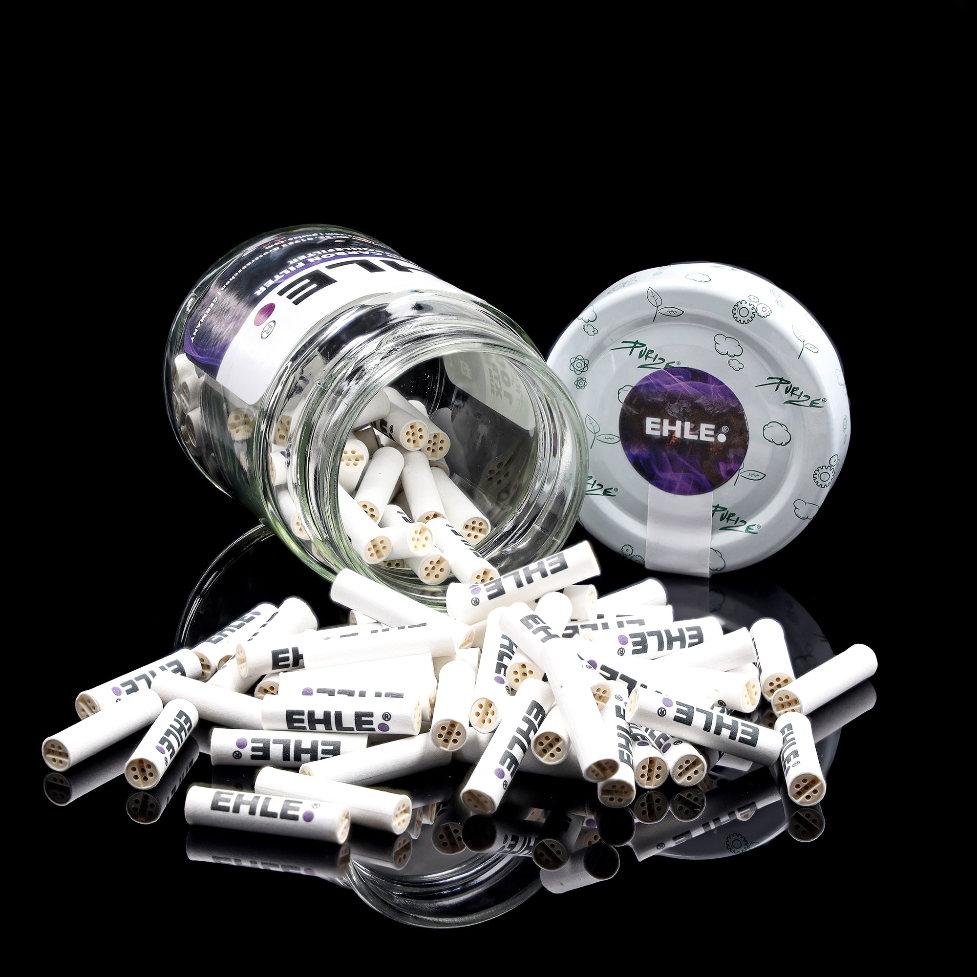 EHLE. x Purize Aktivkohlefilter Glas (100 St.)