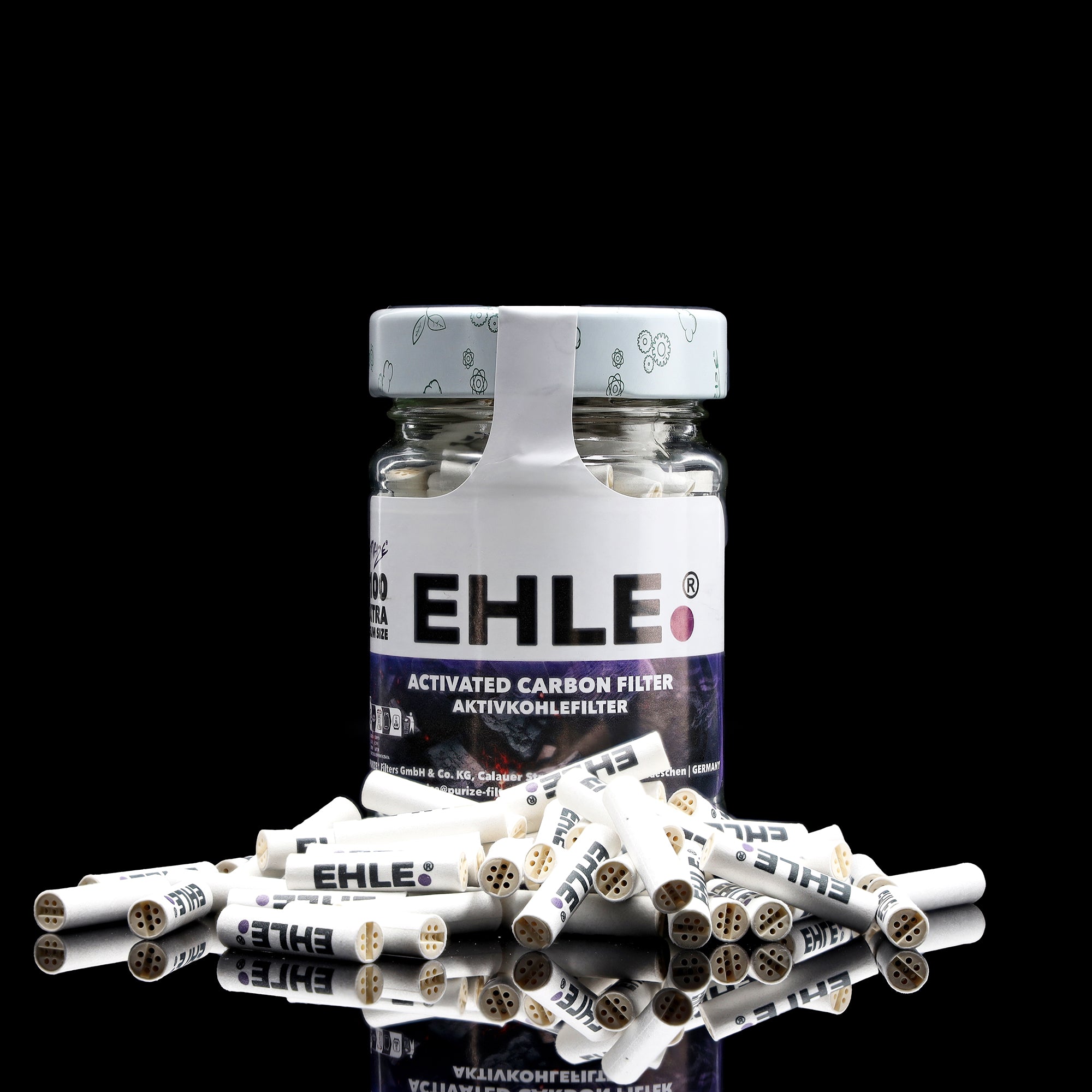 EHLE. x Purize Aktivkohlefilter Glas (100 St.)