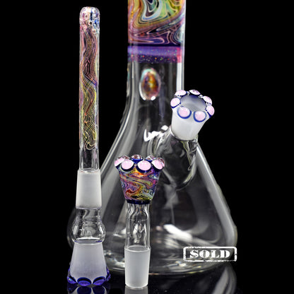 Collab Bong EHLE x mah "Crushed Opal"