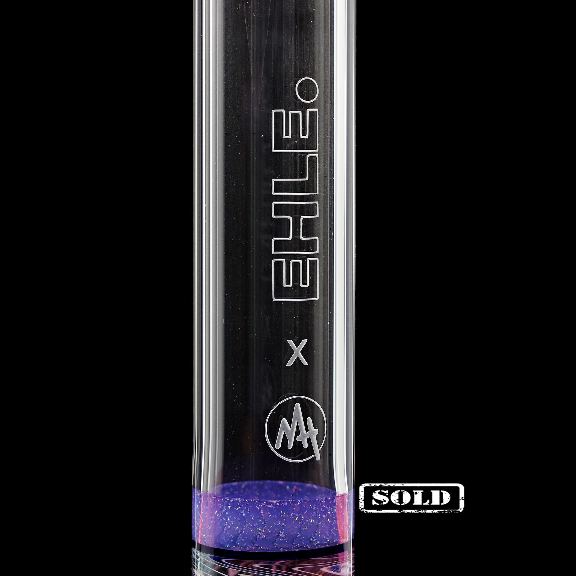 Collab Bong EHLE x mah "Crushed Opal"