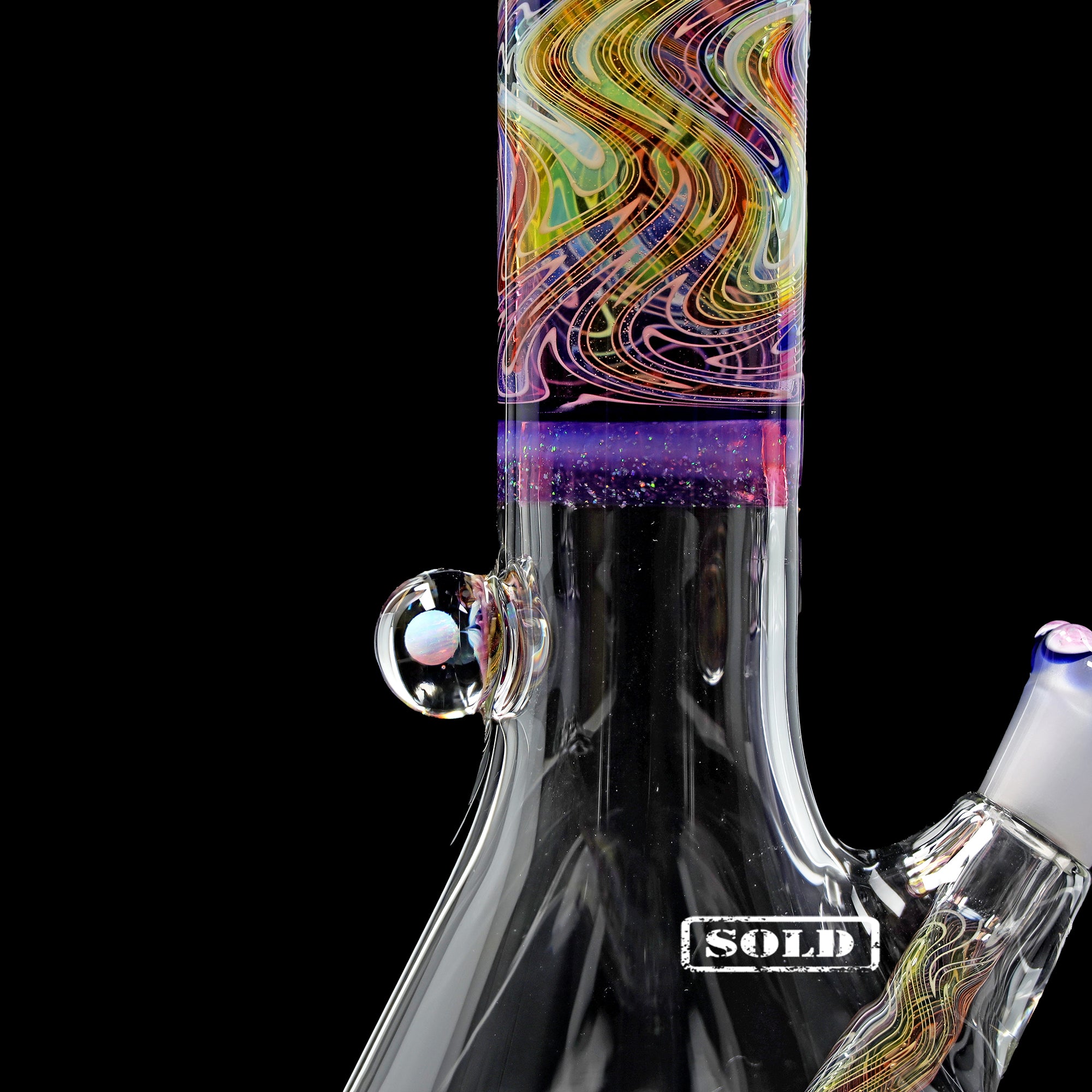 Collab Bong EHLE x mah "Crushed Opal"