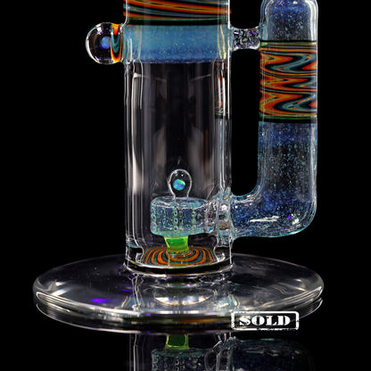 Collab Bong EHLE x mah "Perc Fire Water"