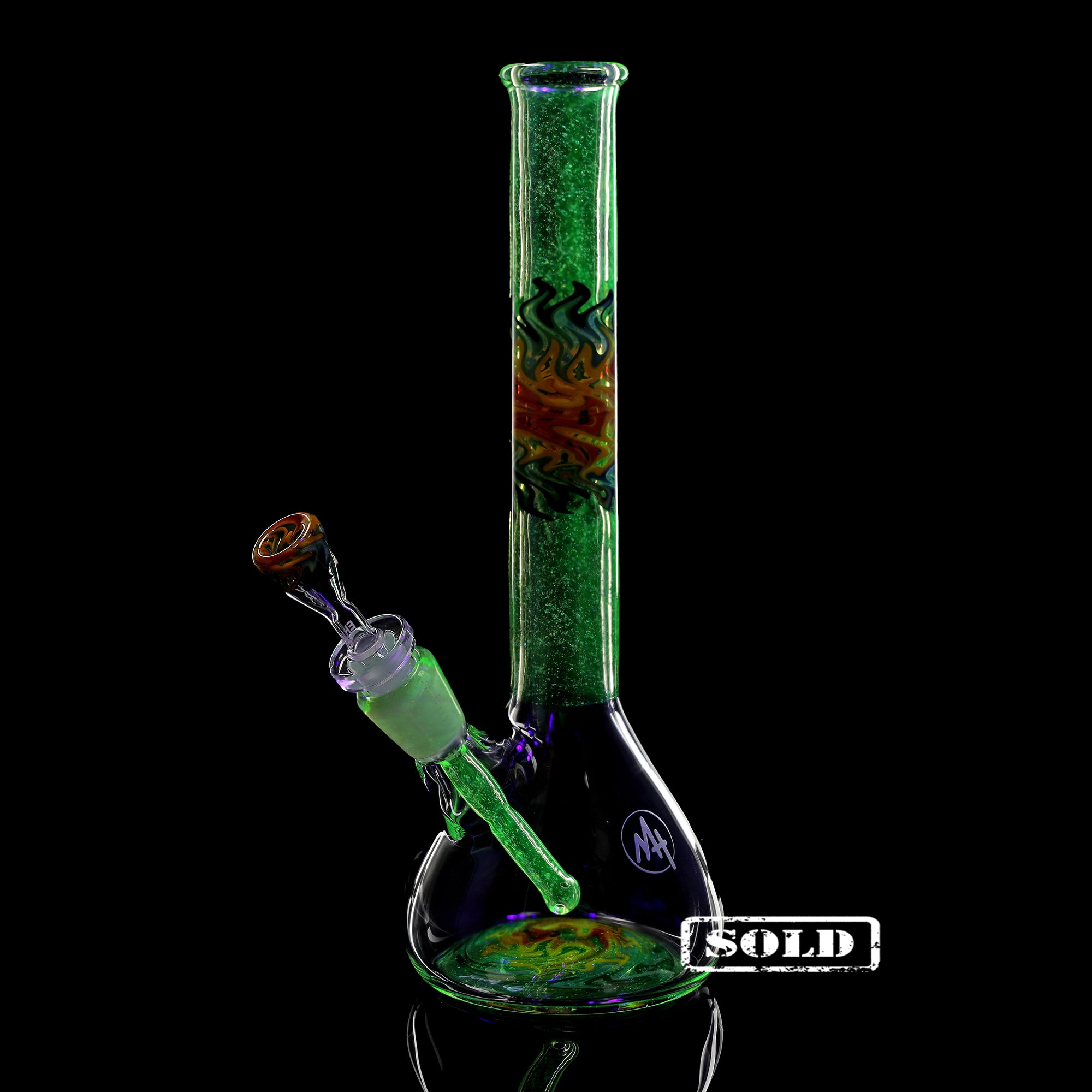 Collab Bong EHLE x mah "Jamaica Citrine"