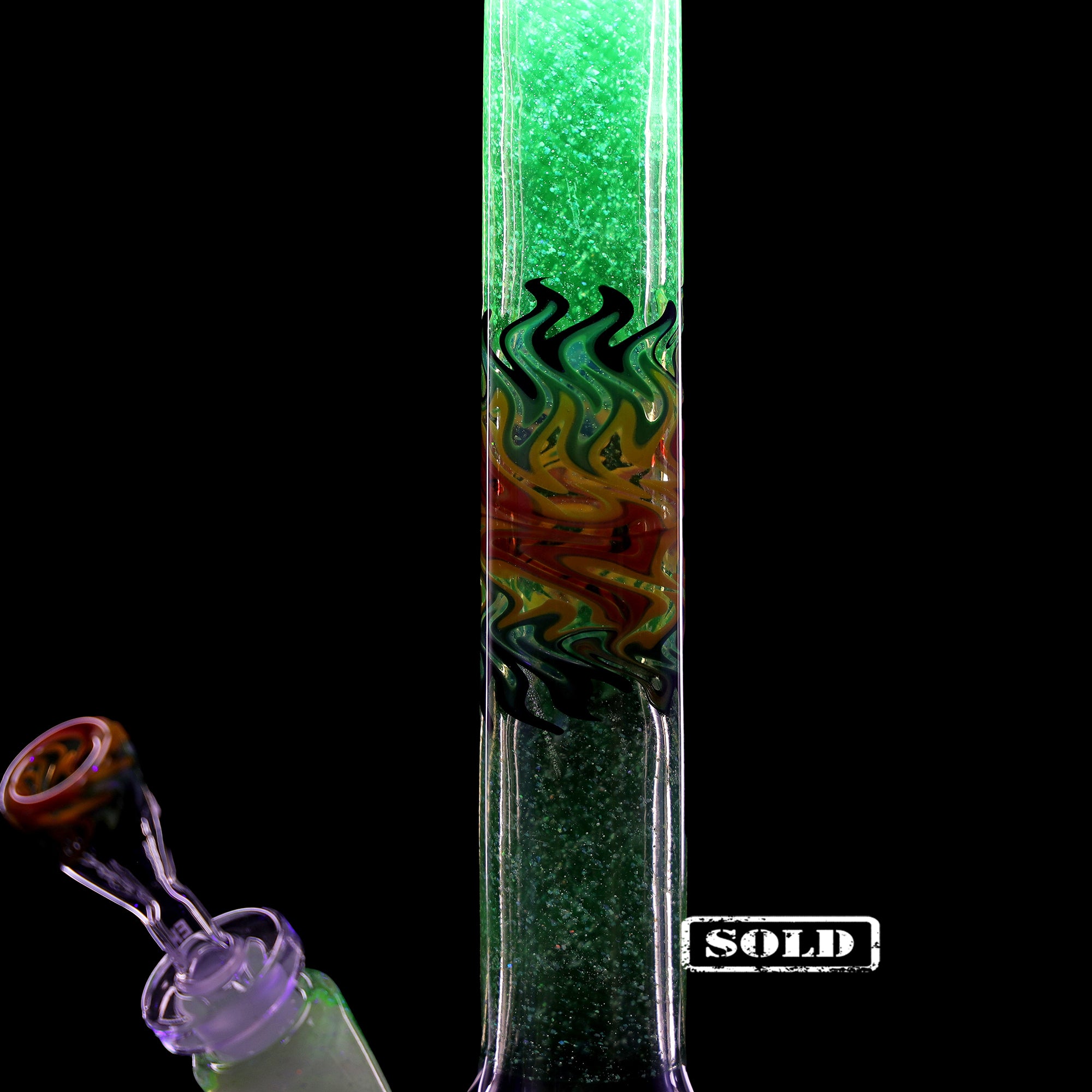 Collab Bong EHLE x mah "Jamaica Citrine"