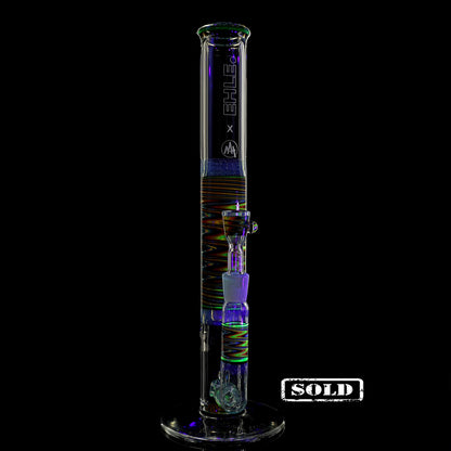 Collab Bong EHLE x mah "Perc Fire Water"