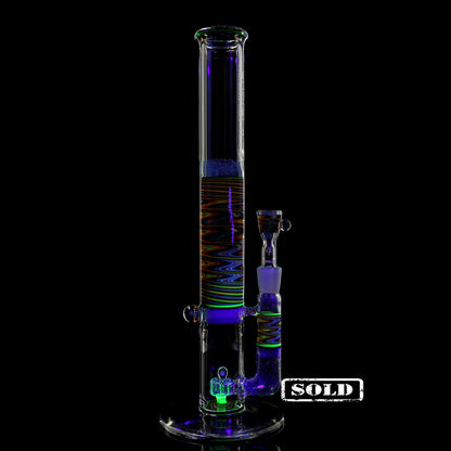 Collab Bong EHLE x mah "Perc Fire Water"