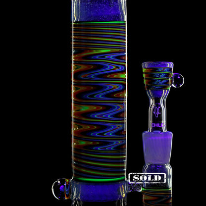 Collab Bong EHLE x mah "Perc Fire Water"