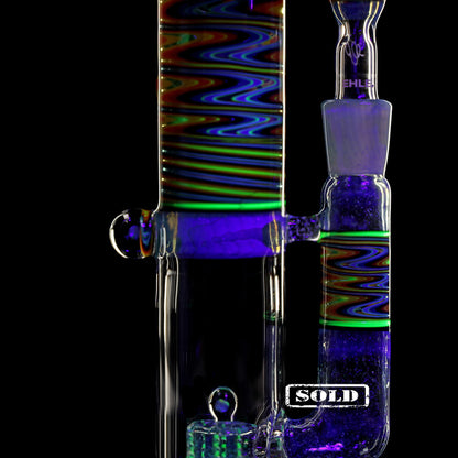 Collab Bong EHLE x mah "Perc Fire Water"