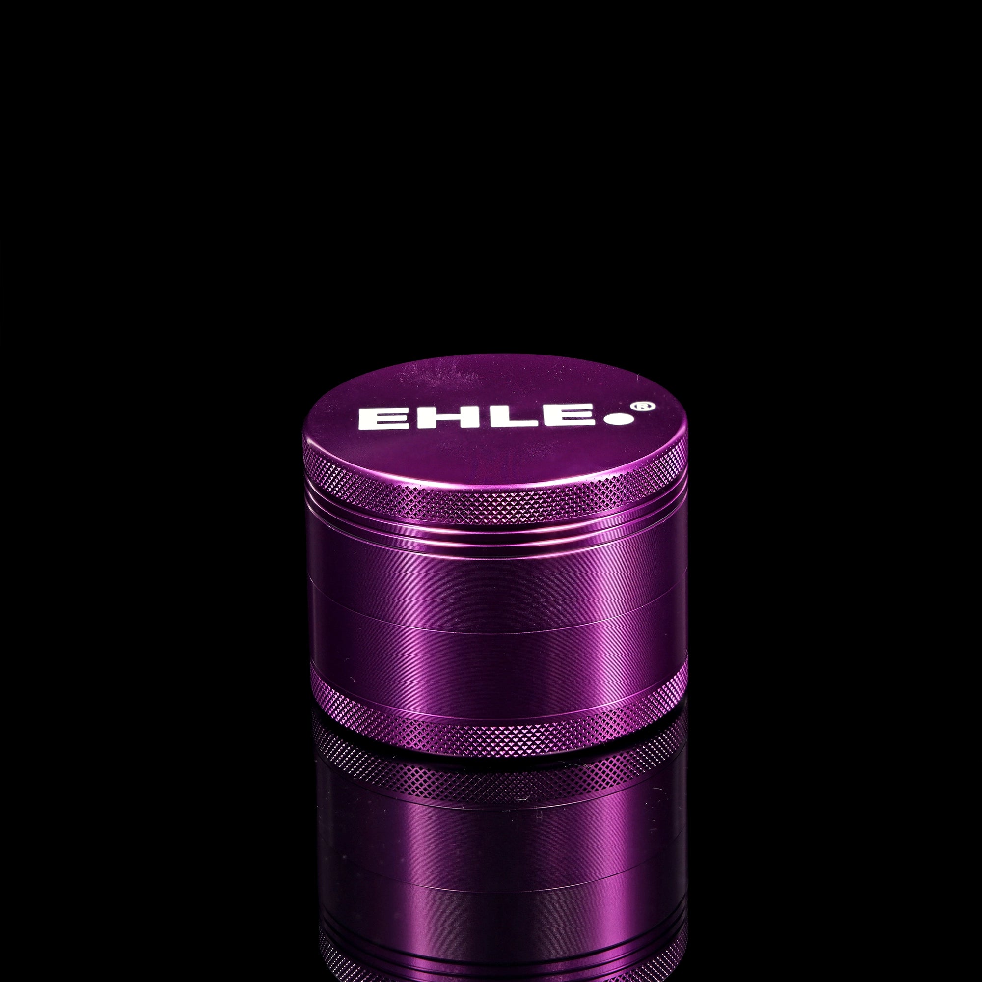 EHLE. Grinder in alluminio 63mm Viola – 4 pezzi con setaccio per polline