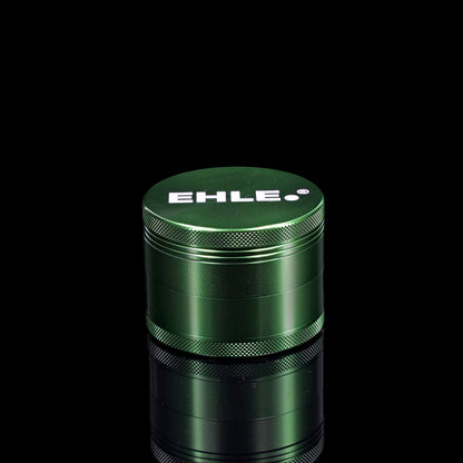 Grinder EHLE. in alluminio 63 mm verde – 4 pezzi con setaccio per polline