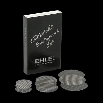 EHLE. Edelstahl - Einlegesieb Set , je 3 x  15mm + 20mm + 25mm Ø