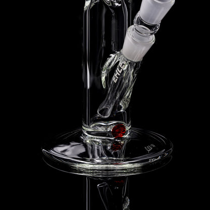 Rundfuss-Bong 7mm mit Eis - 45cm - NS 18.8