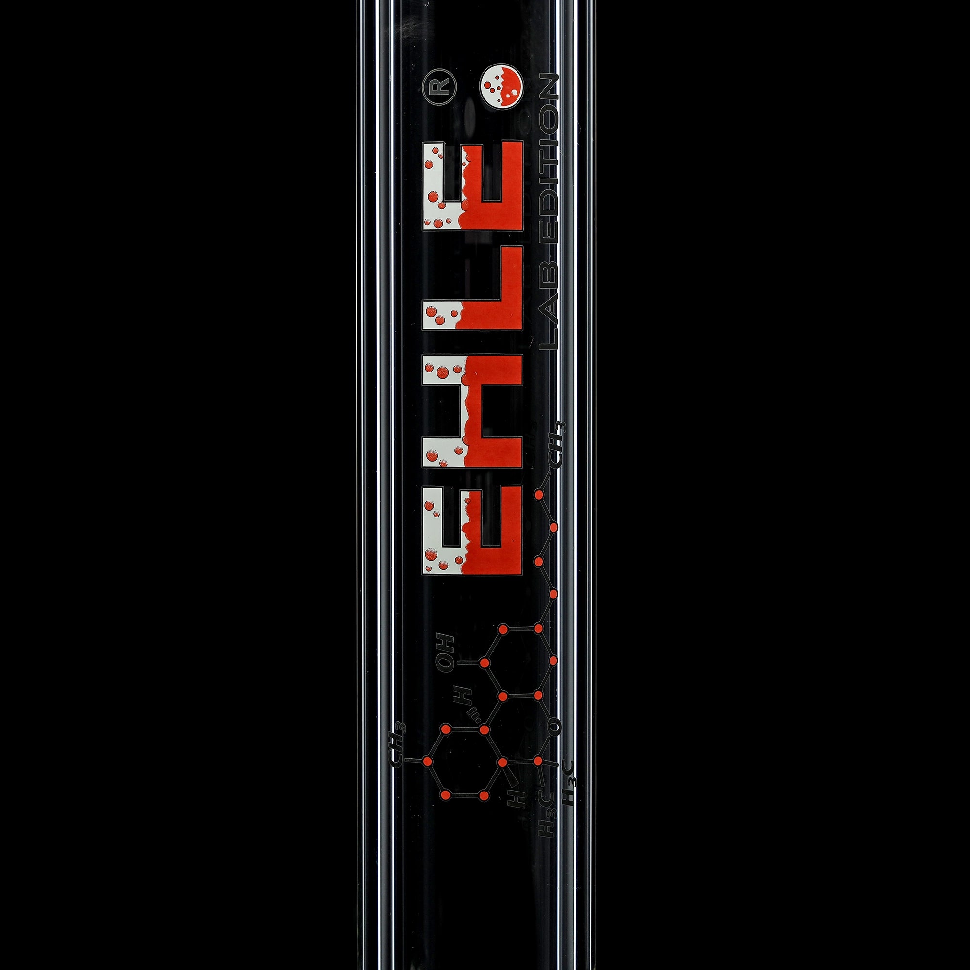 Rundfuss-Bong 7mm mit Eis - 45cm - NS 18.8