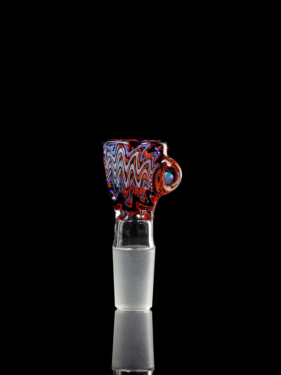 Köpfchen Ehle x mah: "Reticello Rainbow" + Holzständer