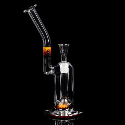 Piattaforma petrolifera arancione flash