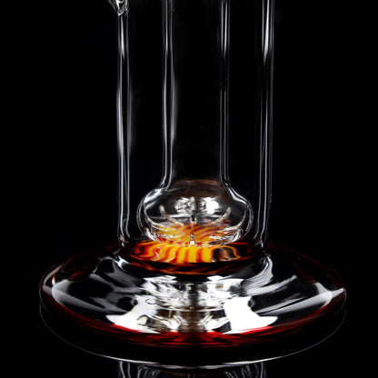 Piattaforma petrolifera arancione flash