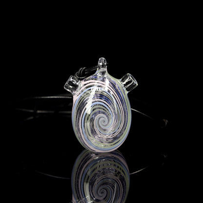 Uovo sodo con spirale di colore