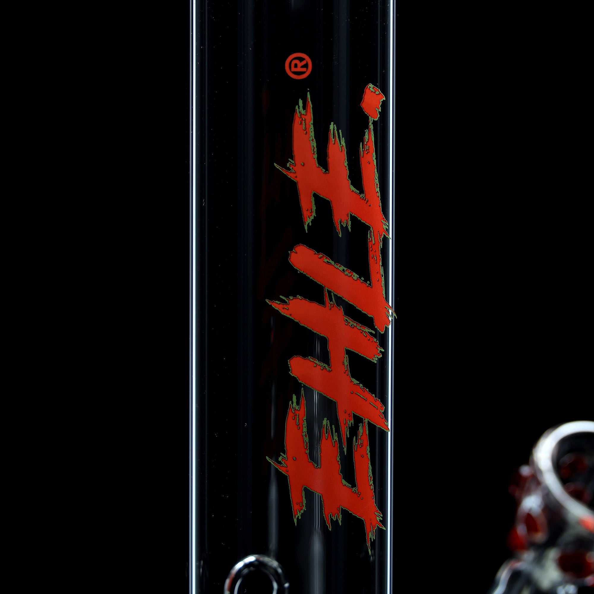 Red Series Bong #1 500ml; NS18; Logo speciale Rosso-Verde