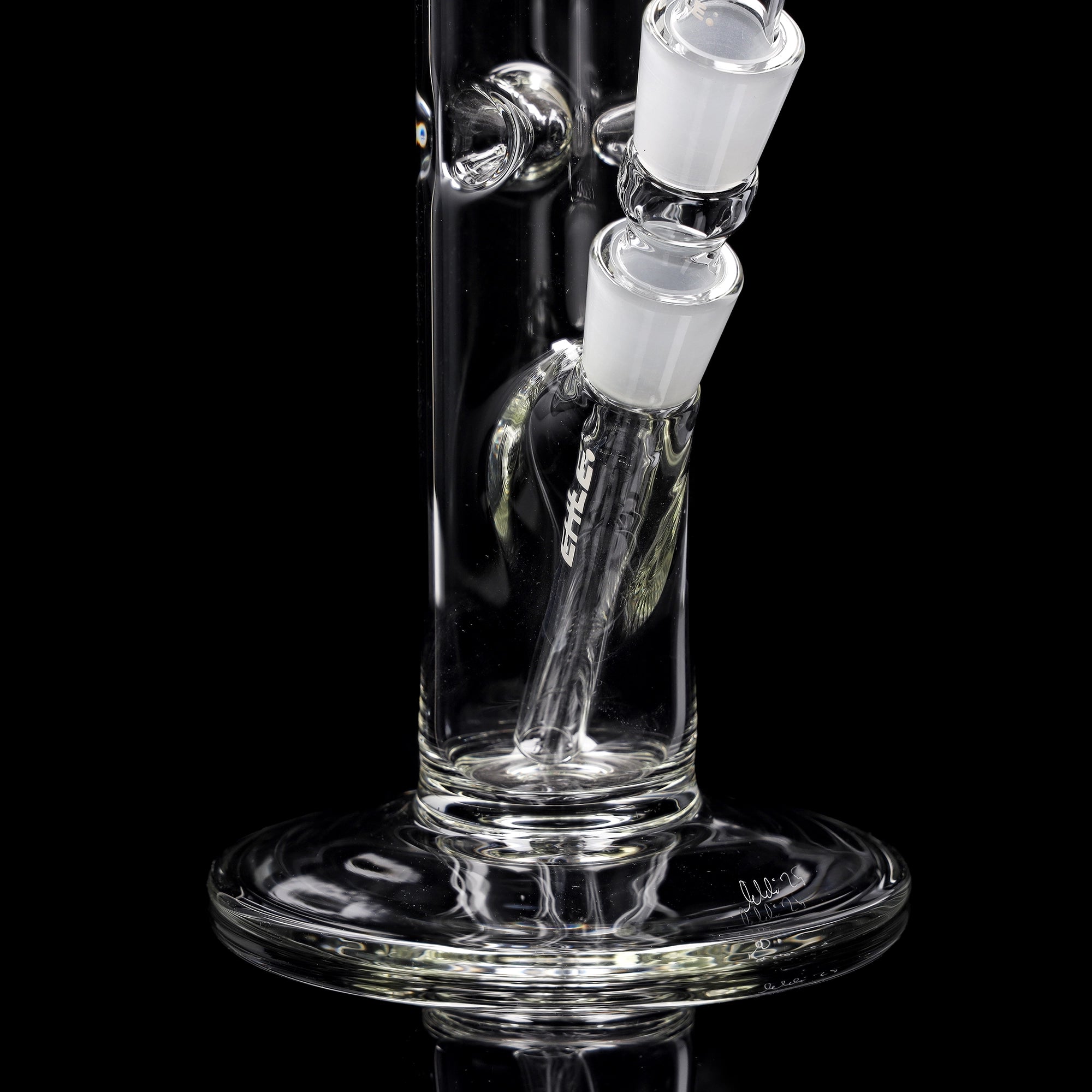 Rundfuss-Bong 3.5mm (Eis) - NS 18 -