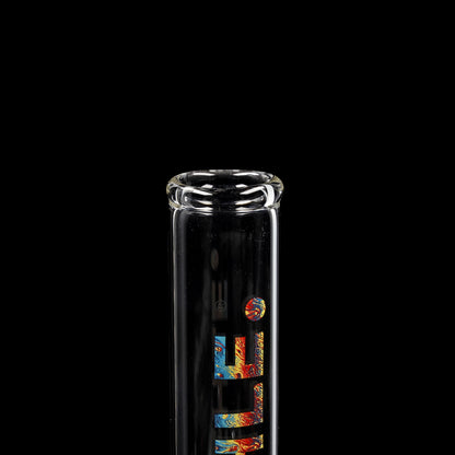 Rundfuss-Bong 3.5mm (Eis) - NS 18 -