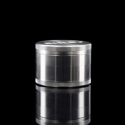 EHLE. Aluminium Grinder 75mm Silber - 4-teilig mit Pollensieb